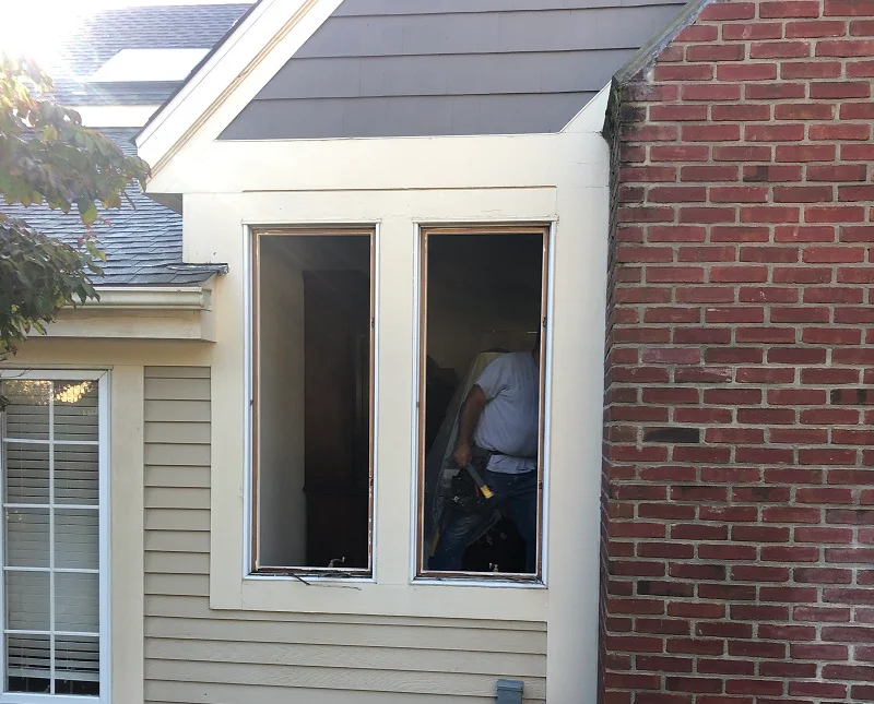 These old casement windows no longer opened